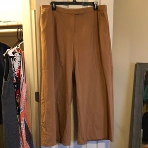 Jessica London wide leg pants brown/camel size 20 - MOVING SALE all pants $5
